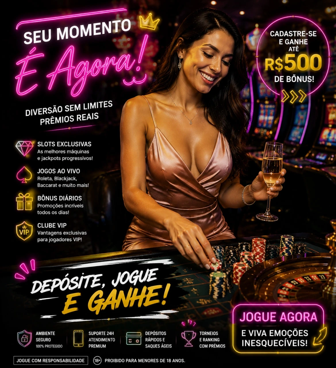 Controles de paJogonto e BRL em Merwomanpg